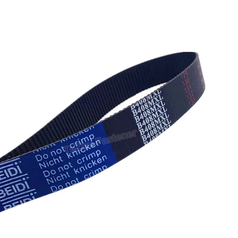 Correa dentada MXL, ancho 6mm, 10mm, bucle cerrado de goma síncrono 