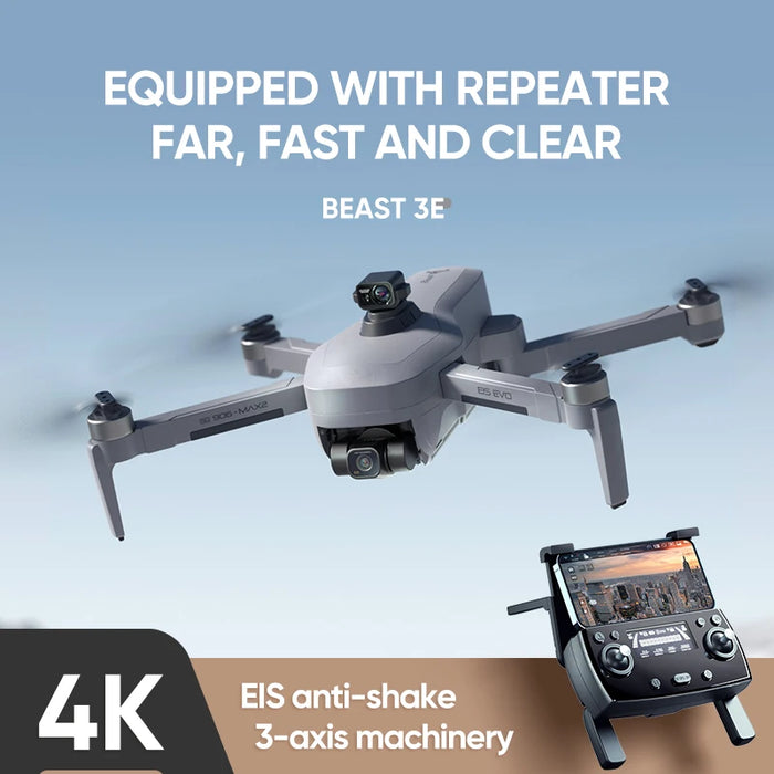 MAX2 Professional 4K Drone with Laser Obstacle Avoidance and 3-Axis Gimbal