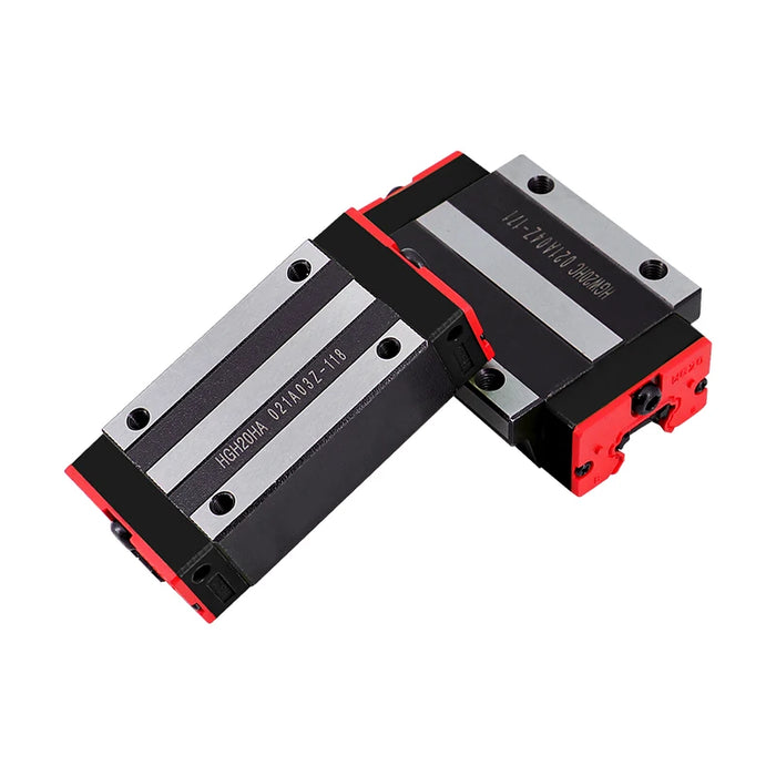 HGH25HA and HGW25HC Long Carriage Slider Blocks - 25mm for Linear Guide Rails