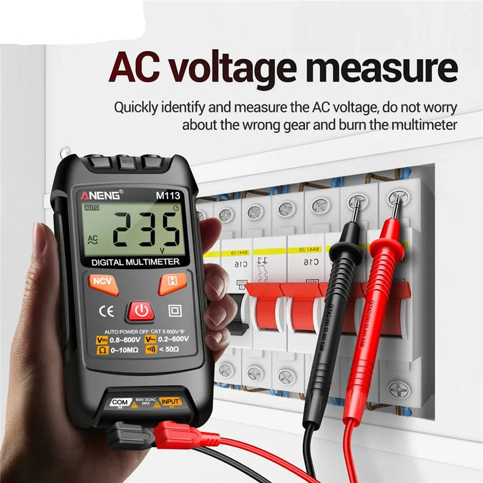 M113 Mini Digital Multimeter AC/DC Voltage Meter