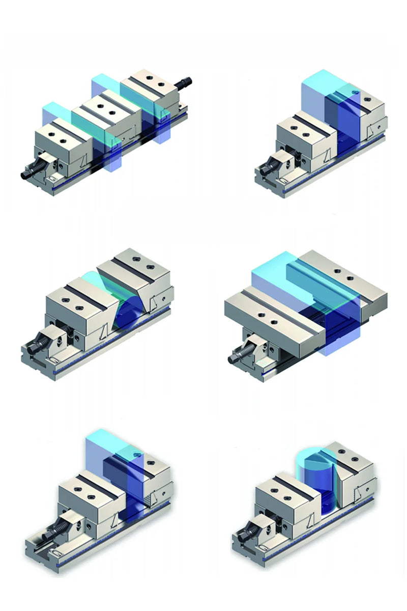 GT Precision Bench Vise 6" | CNC Milling Toolmaker Vise HRC58-62
