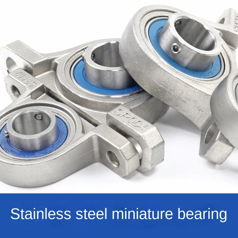 Rodamientos alojados Asiento vertical Acero inoxidable 304 