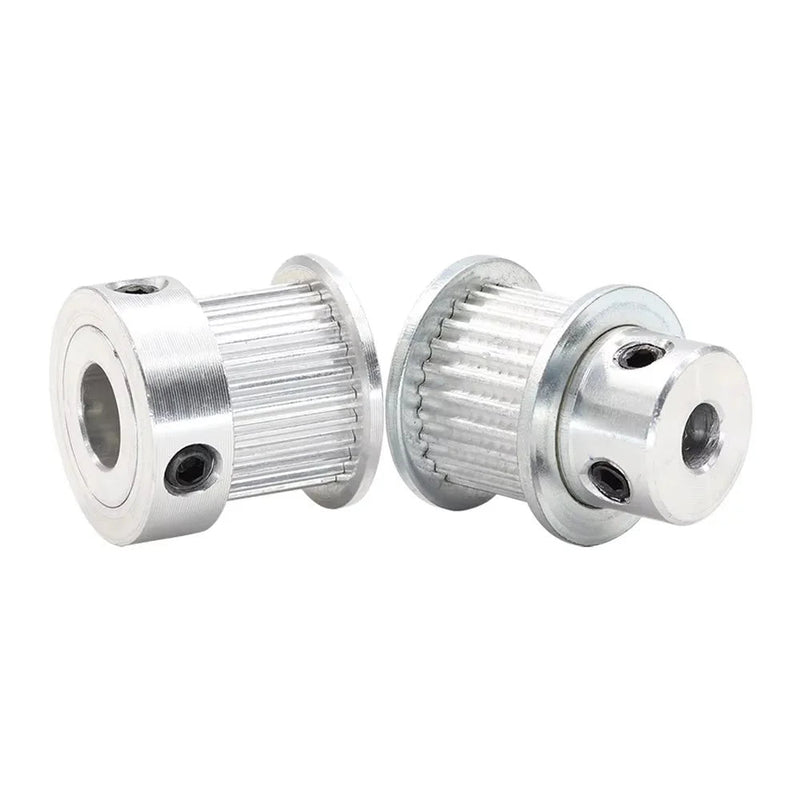 2GT / GT2 Timing Pulley (BF Type) – 28T / 30T, Bore 4–15 mm, Aluminum, for 6/10 mm Belts