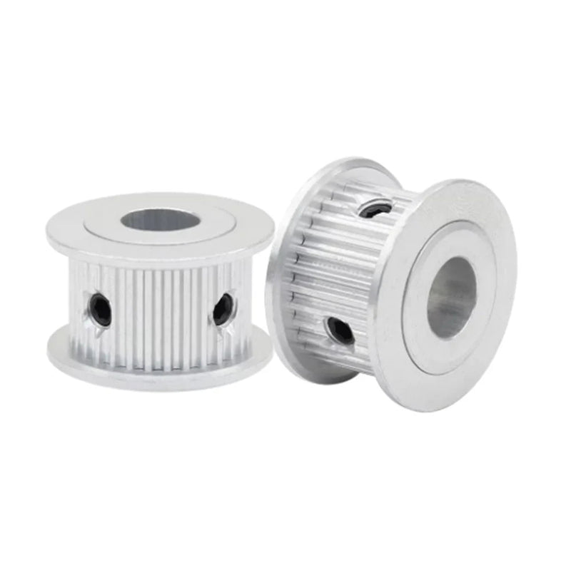 2GT / GT2 Timing Pulley (AF Type) – 23T–29T, Bore 4–12.7 mm, Aluminum, for 6/10 mm Belts