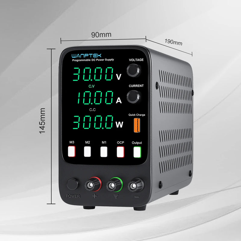 Adjustable DC Bench Power Supply 30V 10A / 60V 5A Digital Lab Voltage Regulator APS3010H