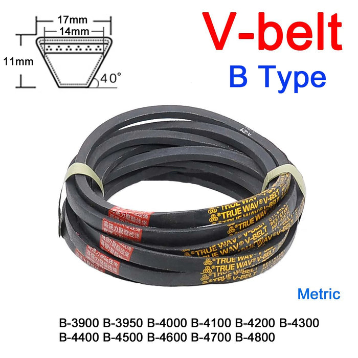 B Type V-Belt – Standard Rubber Belt, 3900 to 4800mm