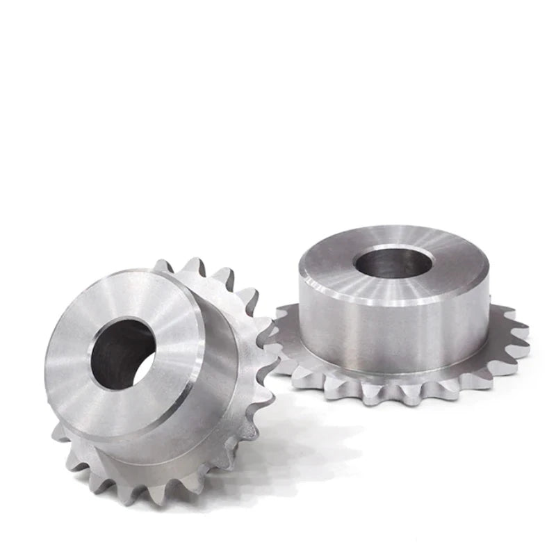 1 unidad de engranaje de cadena 04C de 15-30 dientes, orificio de acero inoxidable 304, 6mm, 8mm, 25H 