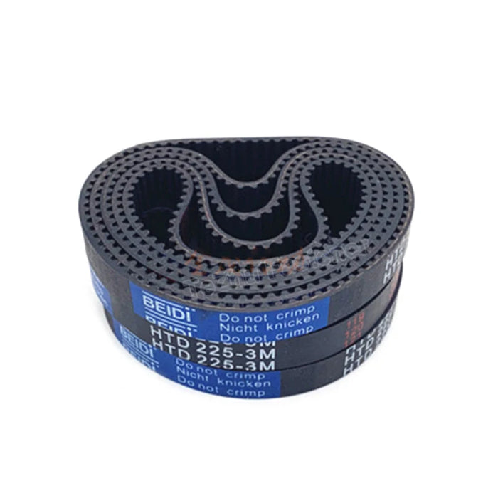 HTD3M Timing Belt Rubber Closed Loop Synchronous Belt Arc Tooth Drive