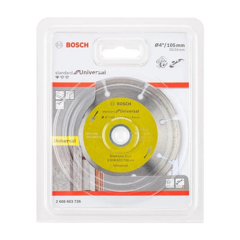 Bosch Diamond Cutting Disc 105mm – For Marble, Concrete, Brick, and Stone
