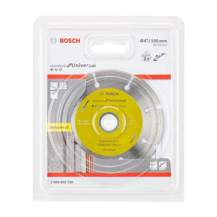 Bosch Diamant-Trennscheibe 105 mm, 1 Stück, für allgemeine Marmorplatten und Beton 