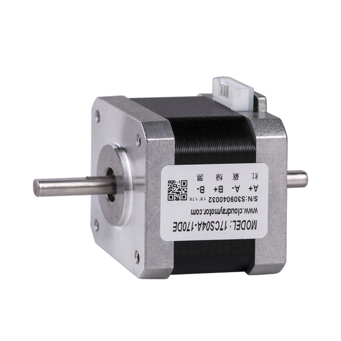 Cloudray Nema 17 Stepper Motor – 40mm, 42Ncm, 1.7A, Double Shaft, 2-Phase