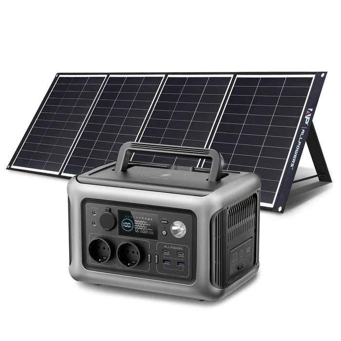 ALLPOWERS R600 Portable Power Station – 299Wh Capacity with Fast Charging