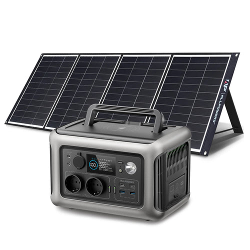 ALLPOWERS 600W Powerstation with Solarpanel 200W