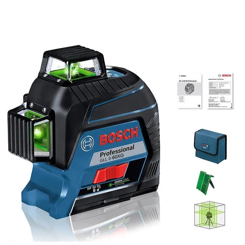 BOSCH 12 Lines Laser Level 360 Self Leveling Laser Level Green