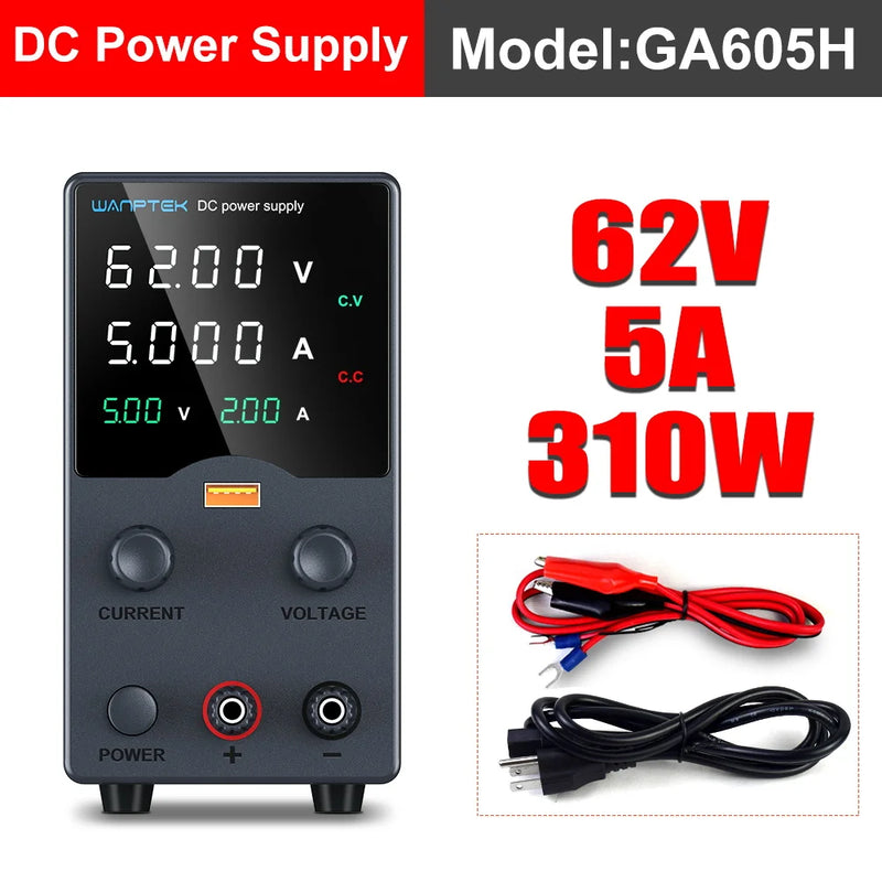 Adjustable DC Bench Power Supply 30V 5A–10A USB Display Lab Voltage Regulator (GA3010H / DPS3010U)