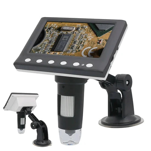 4,3" microscopio electrónico industrial del microscopio 1000X de Digitaces del LCD USB 