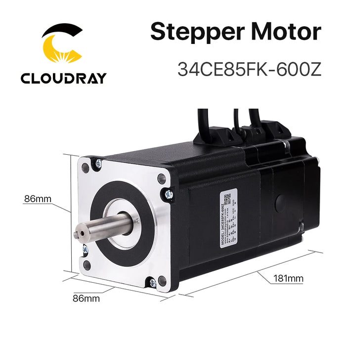 Cloudray Nema 34 Closed-Loop-Schrittmotor-Kit 8,5 Nm 6,0 A Schrittmotor 