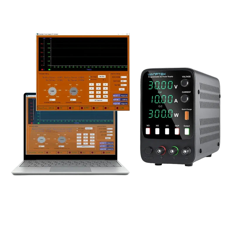 APS3010H / WPS3010H Adjustable DC Power Supply 30V 10A with USB Interface | Digital Lab Bench Power Supply with Memory Function