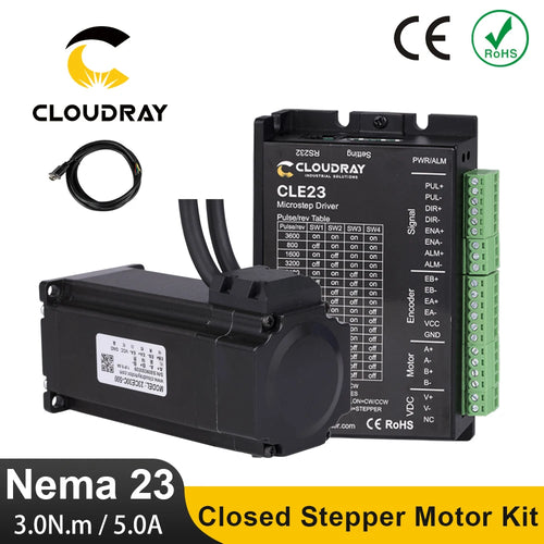 Cloudray Nema 23 Stepper Motor with Encoder – 3.0N.m, Closed Loop Stepper