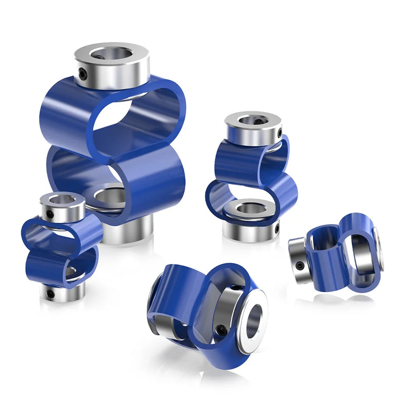 D40L60 8-Shaped Plastic Elastic Coupler – Aluminum Alloy