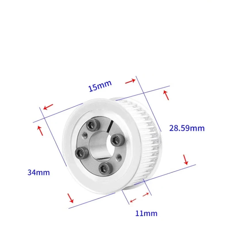 Buje sin llave de rueda síncrona 18T con funda de expansión XL de 18 dientes 