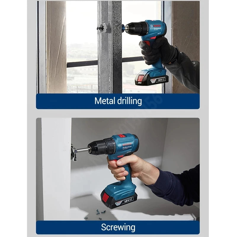 Bosch 18V Brushless Cordless Drill Driver GSR 185-Li (Electric Screwdriver)