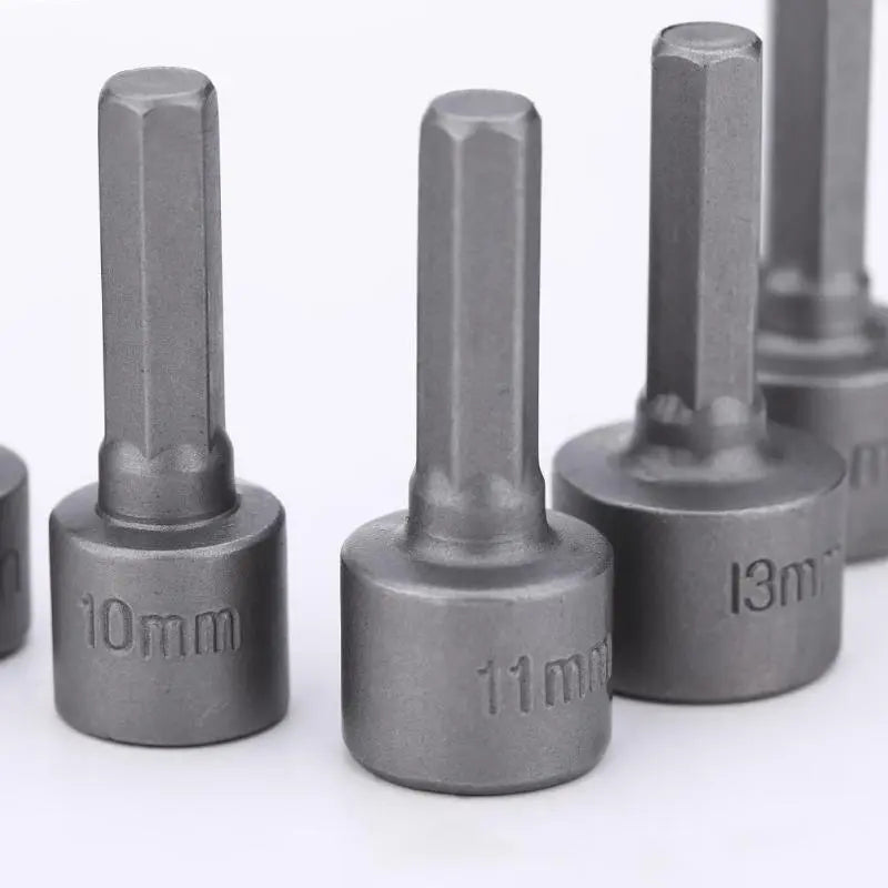 9 unids/set 5mm-13mm casquillos hexagonales boquillas juego de llaves para tuercas