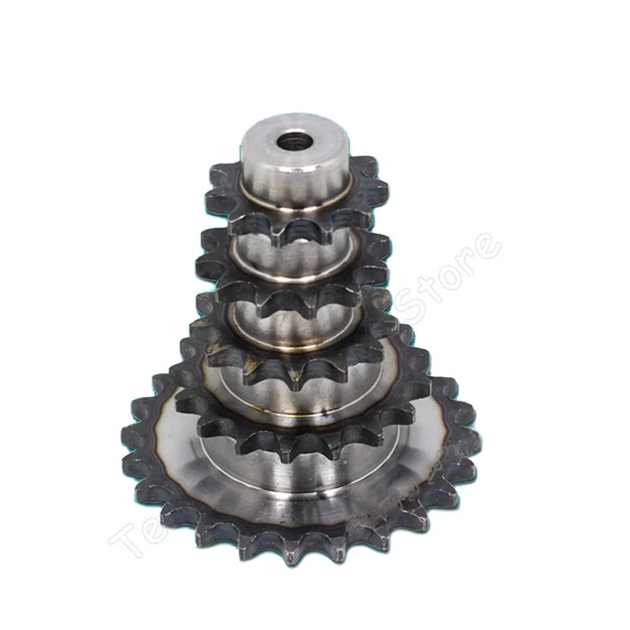 12A Chain Drive Step Sprocket – 10 Teeth to 21 Teeth A3 Steel Roller