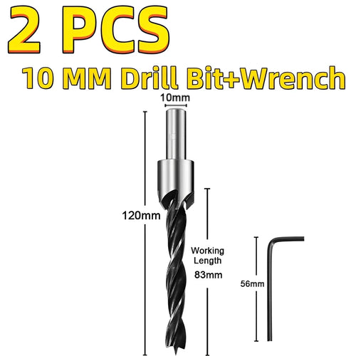 Countersink Drill Bit Set – Reamer, Woodworking Chamfer, and Counterbore Pilot