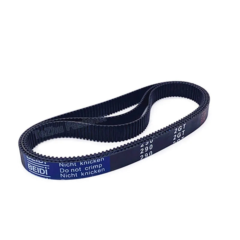 GT2 2GT Rubber Closed Loop Timing Belt 182-208 mm, 6/10 mm