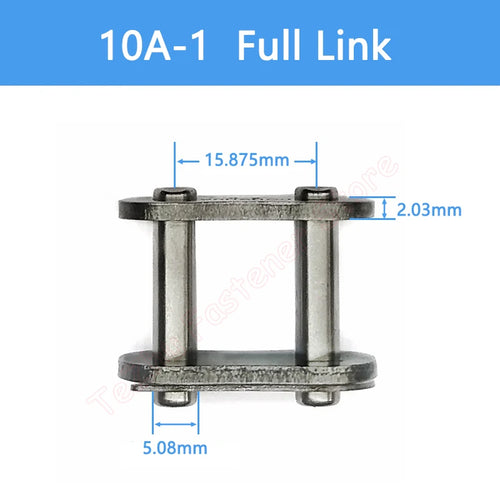 10A Roller Chain / Chain Links Connector Industrial Transmission