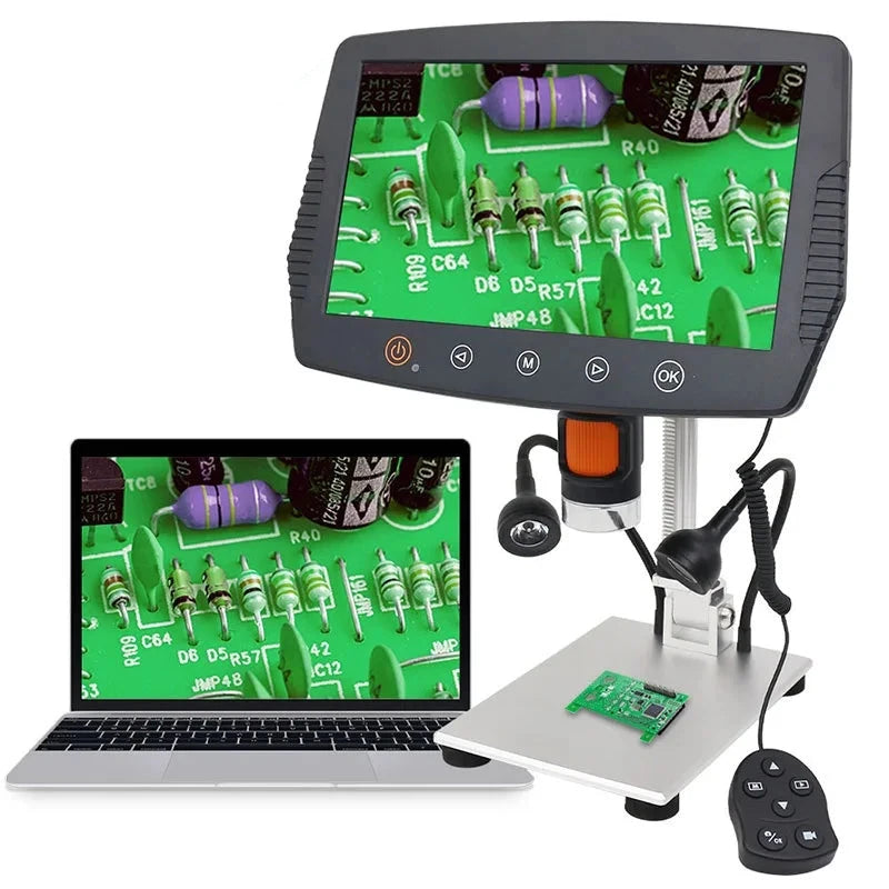 Microscopio Digital 1000X para soldadura, reparación de teléfonos, vídeo electrónico 