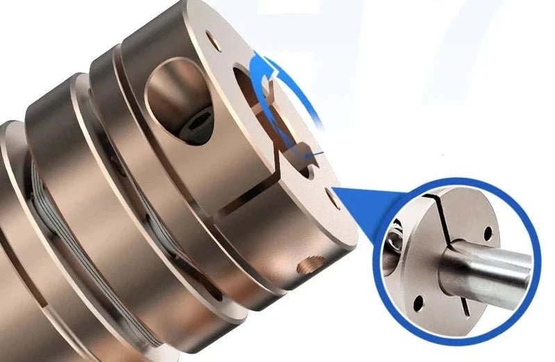 D20L28 Acoplador de disco doble de 3 mm a 8 mm, alta precisión, flexible 