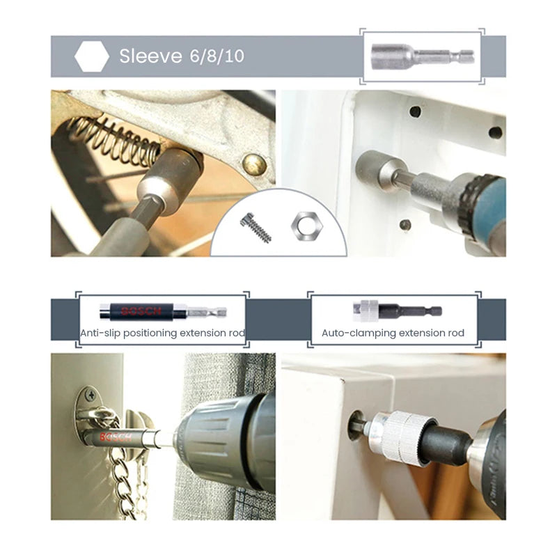 Bosch 43-Piece Screwdriver Bits Kit and Nutsetter Set