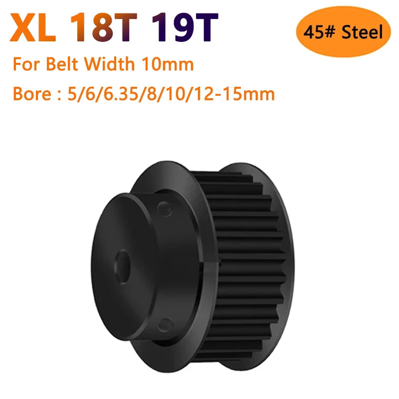 XL Timing Pulley Synchronous Wheel (BF Type) - 18 and 19 Teeth