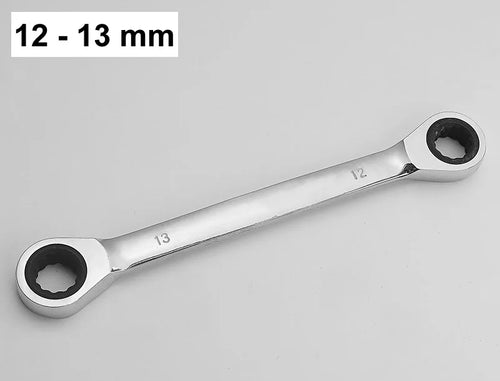 Double Head Ring Ratchet Wrench 8/9/10/11/12/13/14/15/16/17/18/19mm