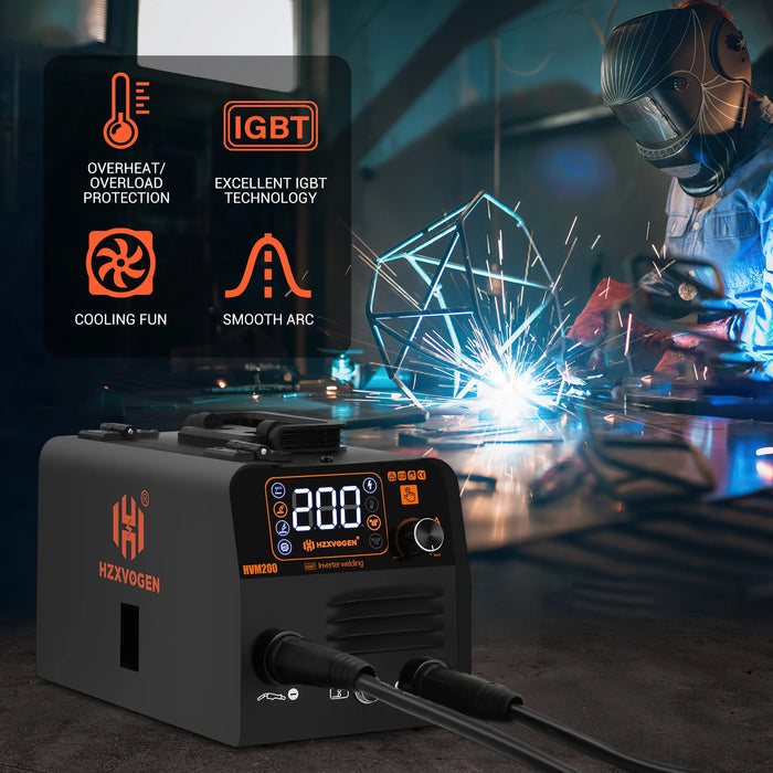 HVM200 MIG/TIG/MMA 3-in-1 Semi-Automatic Welding Machine