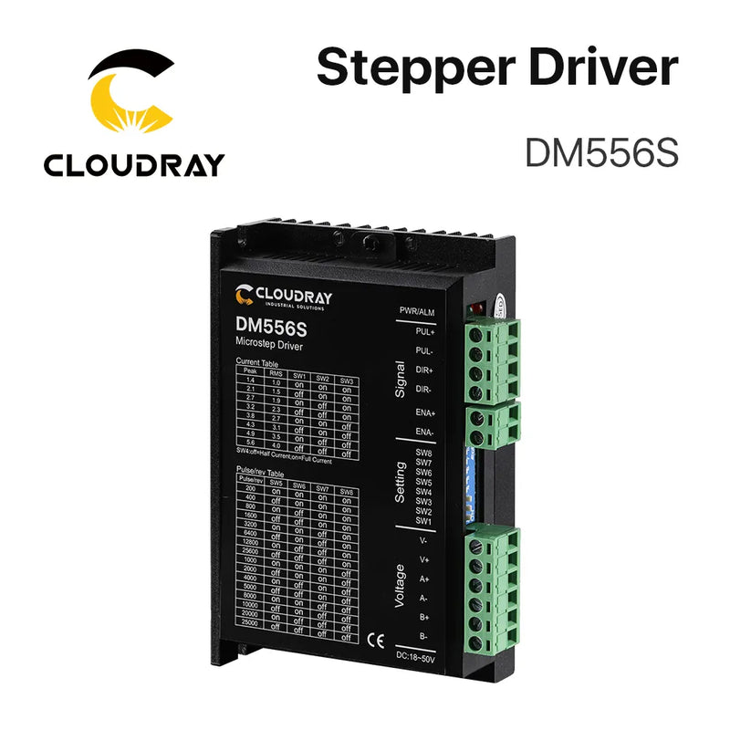 Nema 17/23/24 DM556S Controlador de motor paso a paso de 2 fases 18-50 V CC 1,4-5,6 A 