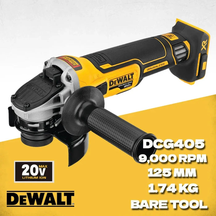 DEWALT DCG405 Angle Grinder 20V Brushless Maglev Metal Cutting Machine