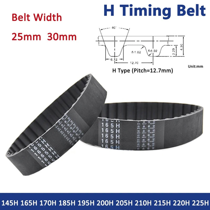 H Type Timing Belt Closed Synchronous Belt 145H to 225H