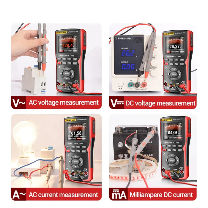 AOS02 Digital Oscilloscope & Transistor Test Multimeter