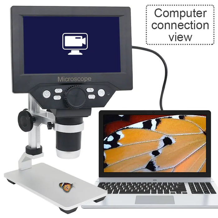 1000X Digital Microscope with 5.5 or 4.3 Inch Display for Electronic Repair, Jewelry Identification, and PCB Inspection