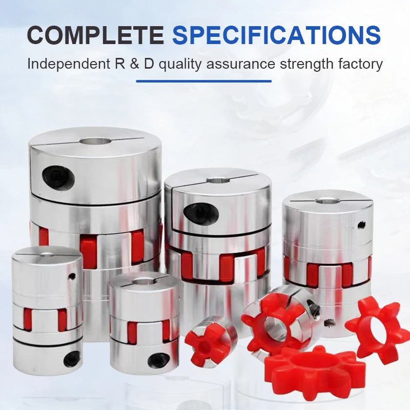 Mandíbula flexible de aluminio del acoplador flexible del motor de la araña D20L25 