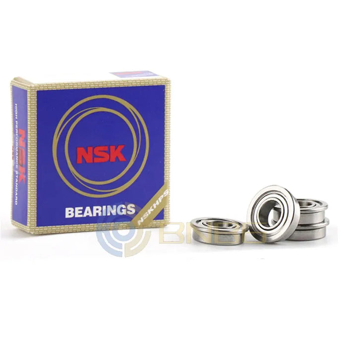 NSK Flange Ball Bearings MF63 - MF148 (ZZ) - High Precision Miniature Bearings (5Pcs)