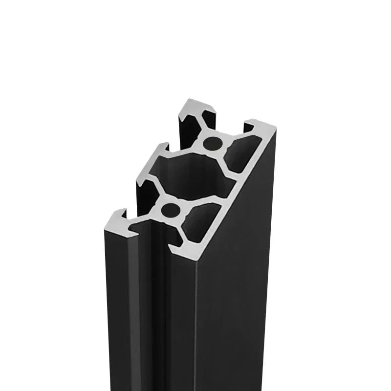 Black V-Slot Modular Aluminum Profile System – Available in 20x20, 20x40, 20x60, 20x80, 40x40, 40x80, and More