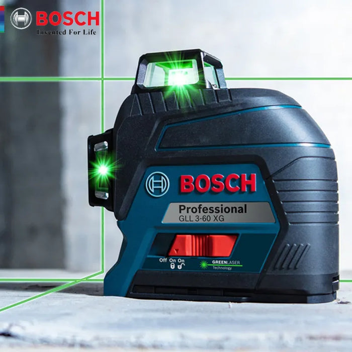 Bosch Laser Level 12 Line Green Vertikal- und Horizontalmesswerkzeug 