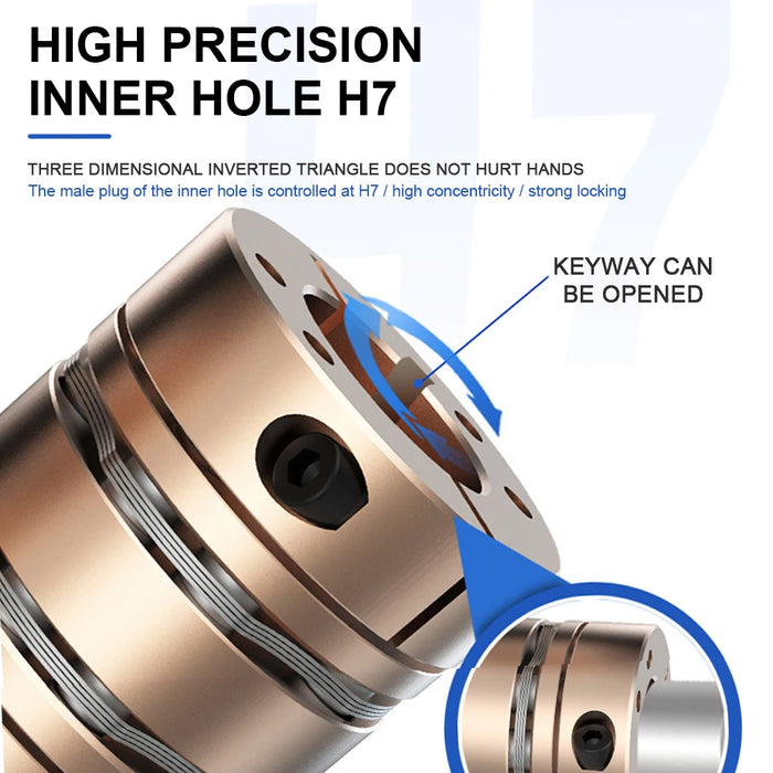 LDG2-B-D65L78 Clamping Shaft Flexible Joint Disk Shaft Coupler – Elastic