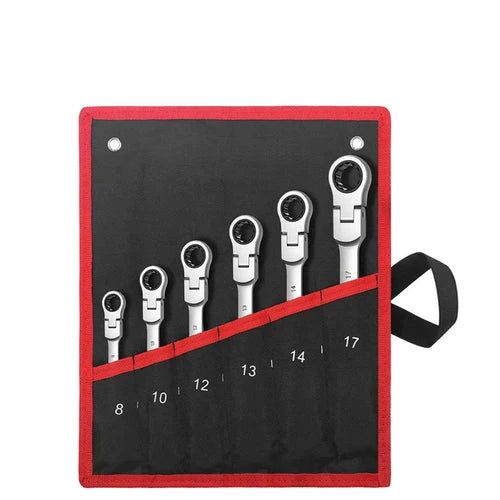 Flex Head Ratchet Wrench Spanner Socket Tool Set