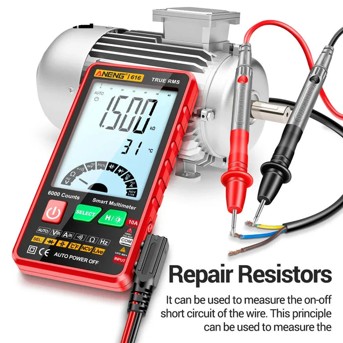 Digital Multimeter - 6000 Counts Ultra-Thin Intelligent AC/DC Multimeter