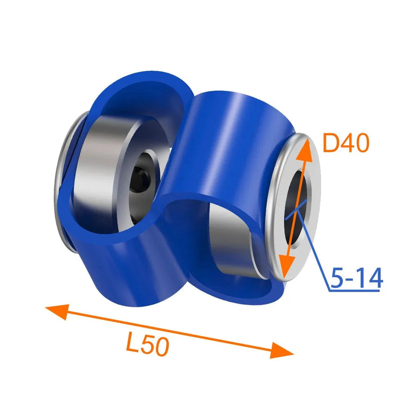 Acoplador de codificador en forma de ocho D40L50 Motor elástico de plástico 